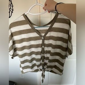 Tie crop top, never worn!